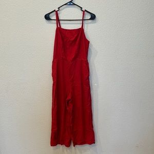 Red jumpsuit